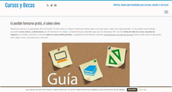 Desktop Screenshot of cursosybecas.com